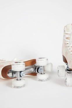 Intentionally Blank WHIP IT ROLLER SKATE Baby Pink Moo IB ROLLER SKATES