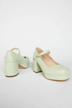 Intentionally Blank NEW ARRIVALS MIKA PLATFORM MARY JANE Green Tea