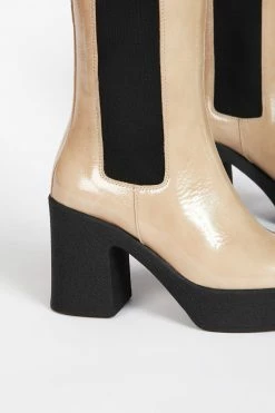 Intentionally Blank BOSSY BOOT Beige SHOES