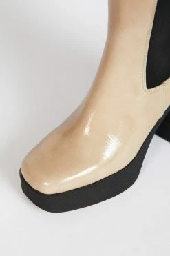 Intentionally Blank BOSSY BOOT Beige SHOES