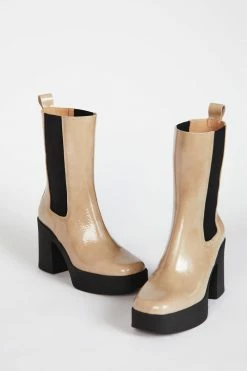 Intentionally Blank BOSSY BOOT Beige SHOES