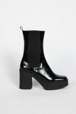 Intentionally Blank BOSSY PLATFORM BOOT Black SHOES