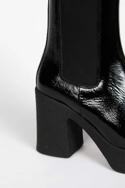 Intentionally Blank BOSSY PLATFORM BOOT Black SHOES