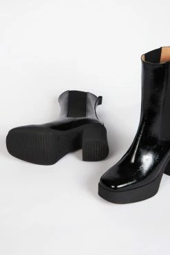 Intentionally Blank BOSSY PLATFORM BOOT Black SHOES