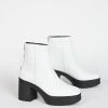 Intentionally Blank DRUE 3.0 HEELED BOOT White SHOES