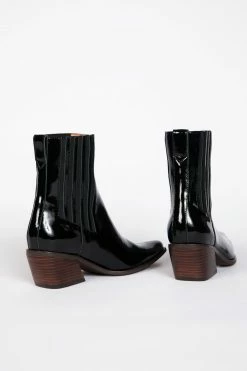 Intentionally Blank HILLARY HEELED BOOT Black SHOES 10 Intentionally Blank HILLARY HEELED BOOT Black SHOES