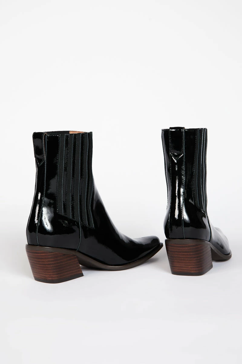 Intentionally Blank HILLARY HEELED BOOT Black SHOES 5 Intentionally Blank HILLARY HEELED BOOT Black SHOES