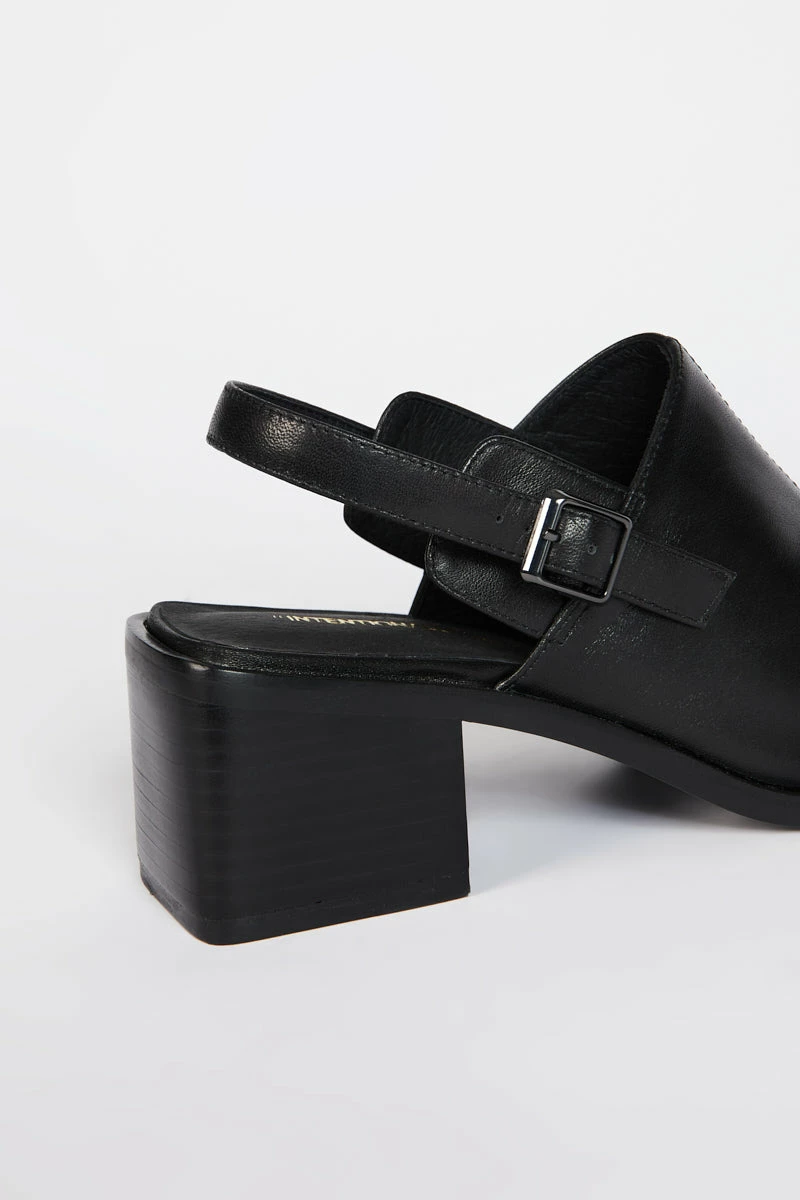 Intentionally Blank SHOES MARTY 2 MULE Black 7 Intentionally Blank SHOES MARTY 2 MULE Black