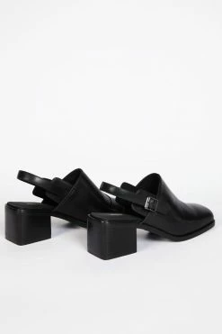 Intentionally Blank SHOES MARTY 2 MULE Black 10 Intentionally Blank SHOES MARTY 2 MULE Black