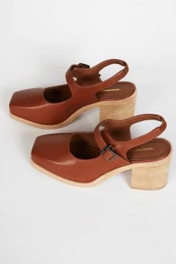 Intentionally Blank OFFICE CLOG Cognac SHOES