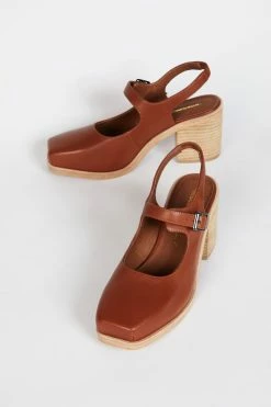 Intentionally Blank OFFICE CLOG Cognac SHOES