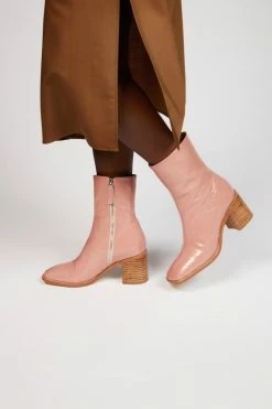 Intentionally Blank SHOES CONTOUR HEELED BOOT Rose