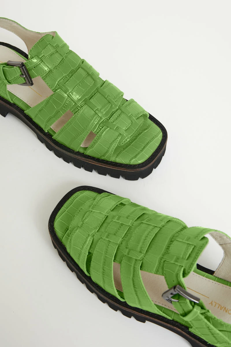 Intentionally Blank HADDIE FISHERMAN SANDAL Apple Green SHOES 5 Intentionally Blank HADDIE FISHERMAN SANDAL Apple Green SHOES
