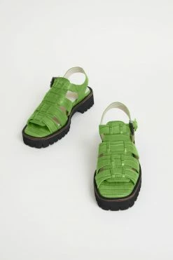 Intentionally Blank HADDIE FISHERMAN SANDAL Apple Green SHOES 11 Intentionally Blank HADDIE FISHERMAN SANDAL Apple Green SHOES