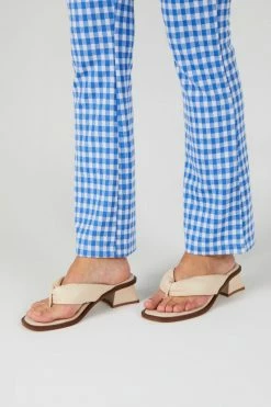 Intentionally Blank NEW ARRIVALS WHITMAN HEELED SANDALS Cream