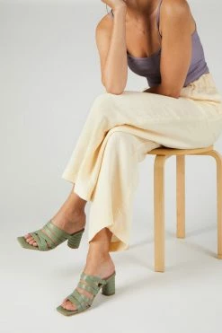 Intentionally Blank KAMRY HEEL Sage NEW SHOES