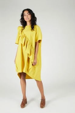 Intentionally Blank MARKE Dress Mustard DRESSES