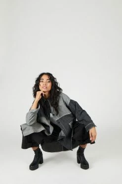 Intentionally Blank HEZEL Button Down Grey 12 Intentionally Blank HEZEL Button Down Grey