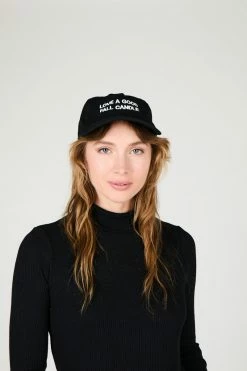 Intentionally Blank ACCESSORIES LOVE A GOOD FALL CANDLE Dad Cap Black White