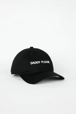 Intentionally Blank DADDY PLEASE Dad Cap Black/White