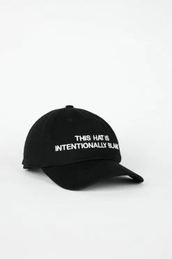 Intentionally Blank Outlet Store 14 INTENTIONALLY BLANK Dad Cap Black/White ACCESSORIES