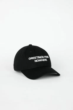 Intentionally Blank GREETINGS Dad Cap Black/White