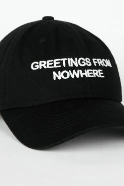 Intentionally Blank GREETINGS Dad Cap Black/White