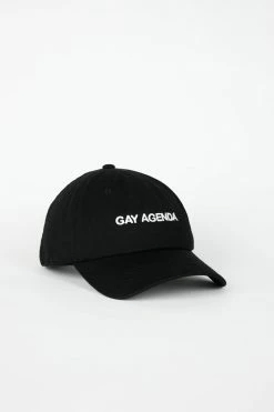Intentionally Blank GAY AGENDA Dad Cap Black/White