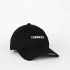 Intentionally Blank TERRIFIED Dad Cap Black White