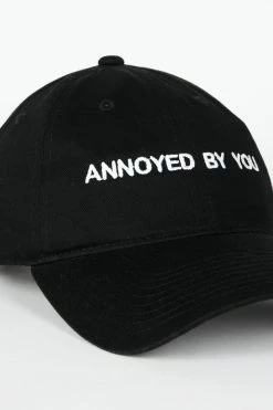 Intentionally Blank ACCESSORIES ANNOYED BY YOU Dad Cap Black White