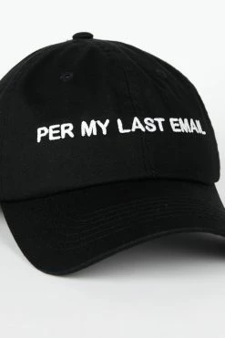 Intentionally Blank ACCESSORIES PER MY LAST Dad Cap Black/White