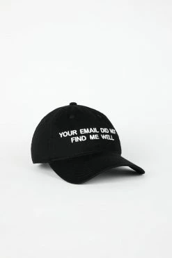Intentionally Blank EMAIL ME Dad Cap Black/White ACCESSORIES