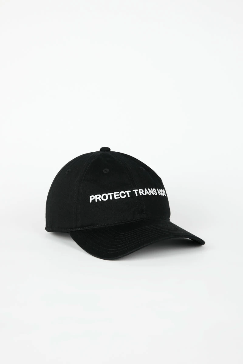 Intentionally Blank PROTECT TRANS KIDS Dad Cap Black/White 3 Intentionally Blank PROTECT TRANS KIDS Dad Cap Black/White