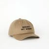 Intentionally Blank SHOULD I GET BANGS Dad Cap Khaki/Black ACCESSORIES