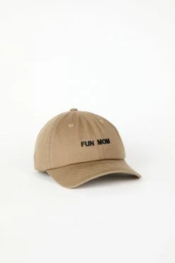 Intentionally Blank FUN MOM Dad Cap Khaki/Black