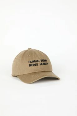 Intentionally Blank ACCESSORIES IT'S HUMAN NATURE HAT Dad Cap Khaki/Black