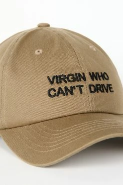 Intentionally Blank SO HARSH CHER Dad Cap Khaki/Black ACCESSORIES