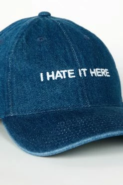 Intentionally Blank ME RN Dad Cap Denim/White ACCESSORIES