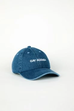 Intentionally Blank Outlet Store 6 Intentionally Blank GAY AGENDA Dad Cap Denim/White