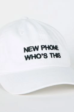 Intentionally Blank HOTLINE Dad Cap White/Black ACCESSORIES