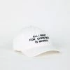 Intentionally Blank MIMI XMAS Dad Cap White/Black ACCESSORIES