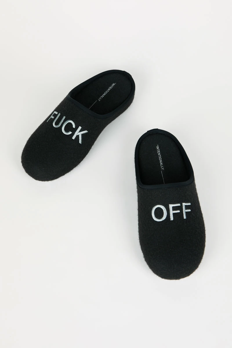 Intentionally Blank ANTI-SOCIAL SLIPPER BLACK ACCESSORIES 3 Intentionally Blank ANTI-SOCIAL SLIPPER BLACK ACCESSORIES