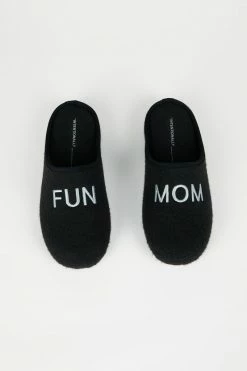 Intentionally Blank FUN MOM SLIPPER BLACK ACCESSORIES
