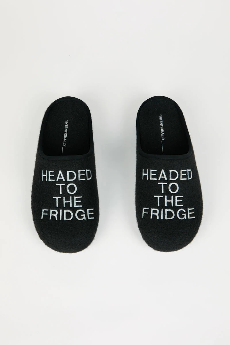 Intentionally Blank LATE NIGHT SNACK SLIPPER BLACK ACCESSORIES 4 Intentionally Blank LATE NIGHT SNACK SLIPPER BLACK ACCESSORIES