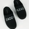 Intentionally Blank ACCESSORIES MEN'S DADDY PLEASE SLIPPER BLACK 2 Intentionally Blank ACCESSORIES MEN'S DADDY PLEASE SLIPPER BLACK