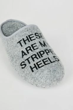 Intentionally Blank STRIPPER SLIPPER CHARCOAL ACCESSORIES