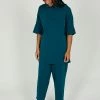 Intentionally Blank MIKEY KNIT POLO SET Teal 2 Intentionally Blank MIKEY KNIT POLO SET Teal