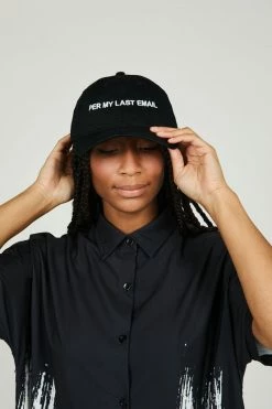 Intentionally Blank ACCESSORIES PER MY LAST Dad Cap Black/White