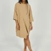 Intentionally Blank DELORA TSHIRT DRESS Latte
