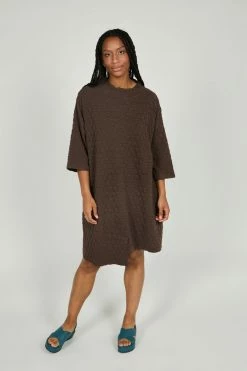 Intentionally Blank NEW ARRIVALS DELORA TSHIRT DRESS Chocolate